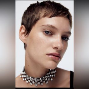 Zara - Large jewel choker necklace